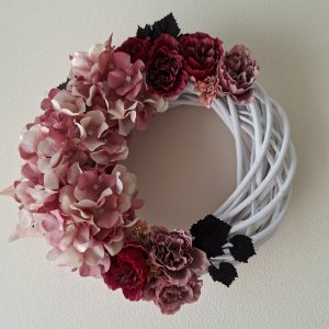 Wianek Burgundowa Elegancja