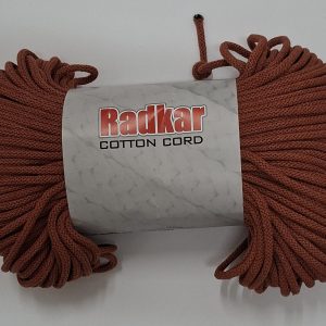 Sznurek bawełniany z rdzeniem 5mm - Koralowy - 100 m