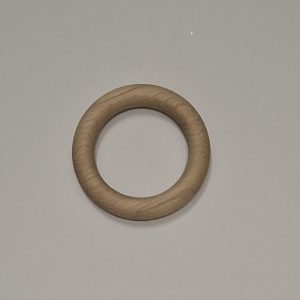 Kółka drewniane do makramy 56 mm– zestaw 5 szt