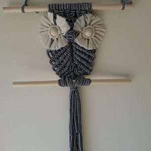 Sowa dekoracyjna handmade